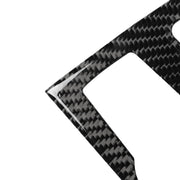 Set di adesivi decorativi per condizionatore d'aria in tinta unita in fibra di carbonio 2 in 1 per BMW E70 X5 2008-2013 / E71 X6 2009-2014, guida a destra e a sinistra universale, Air Conditioner Set