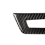 Set di adesivi decorativi per condizionatore d'aria in tinta unita in fibra di carbonio 2 in 1 per BMW E70 X5 2008-2013 / E71 X6 2009-2014, guida a destra e a sinistra universale, Air Conditioner Set