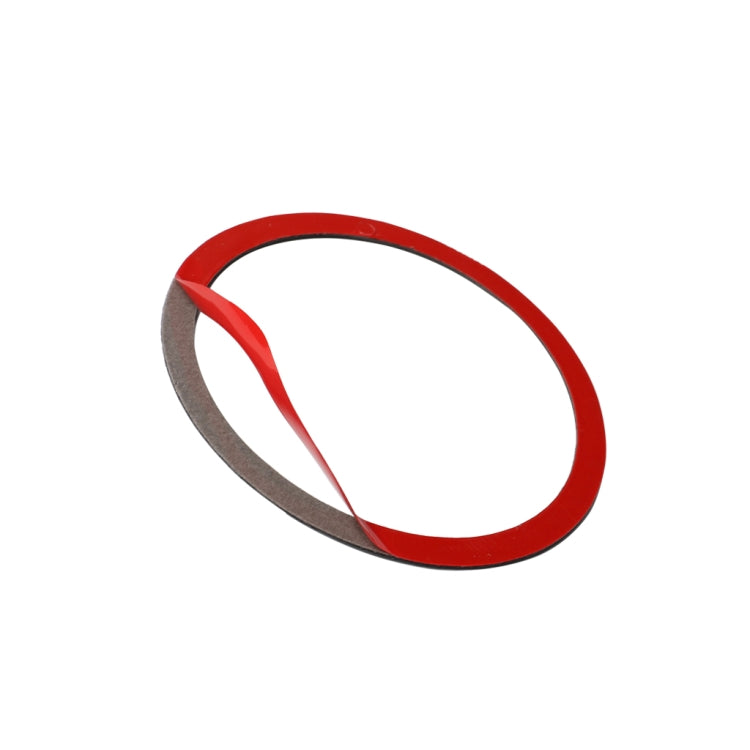 Adesivo decorativo con anello in clacson in tinta unita in fibra di carbonio 6 in 1 per BMW 2008-2013 E70 / 2008-2014 E71, guida a destra e a sinistra universale, Horn Ring