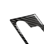 Adesivo decorativo per maniglia della porta in tinta unita in fibra di carbonio 4 in 1 per BMW 2008-2014 X5 E70 / E71, guida a sinistra, Door Handle