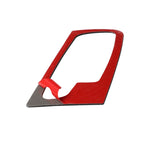 Adesivo decorativo per maniglia della porta in tinta unita in fibra di carbonio 4 in 1 per BMW 2008-2014 X5 E70 / E71, guida a sinistra, Door Handle