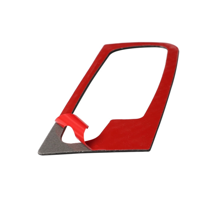Adesivo decorativo per maniglia della porta in tinta unita in fibra di carbonio 4 in 1 per BMW 2008-2014 X5 E70 / E71, guida a sinistra, Door Handle