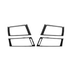 Adesivo decorativo per uscita aria laterale in fibra di carbonio 4 in 1 per BMW 2008-2013 X5 E70 / X6 E71, guida a destra e a sinistra universale, Side Air Outlet