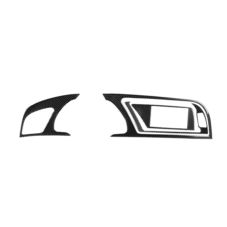 Adesivo decorativo per telaio cruscotto in fibra di carbonio per auto per Audi A5, guida a sinistra, For Audi A5