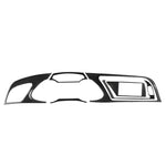 Adesivo decorativo per telaio cruscotto in fibra di carbonio per Audi A4 2009-2010 / A4L 2009-2012, guida a sinistra, For Audi A4 2009-2010