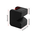 2 pezzi adattatore per jack per auto, jack in gomma, telaio scanalato, Jack Pad Adapter Rubber