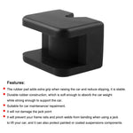 2 pezzi adattatore per jack per auto, jack in gomma, telaio scanalato, Jack Pad Adapter Rubber