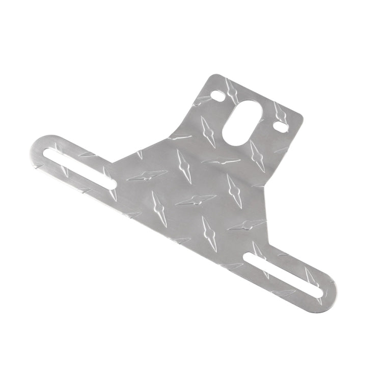 Staffa per luce targa per rimorchio in alluminio con telaio targa posteriore per coda auto, Aluminum Trailer License Plate Light Bracket