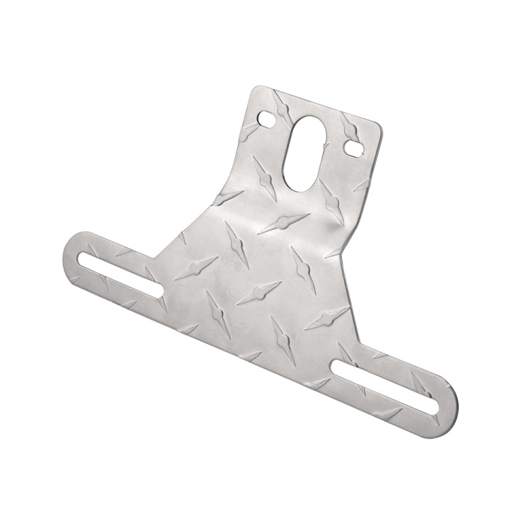 Staffa per luce targa per rimorchio in alluminio con telaio targa posteriore per coda auto, Aluminum Trailer License Plate Light Bracket