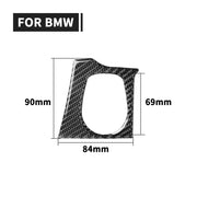 Adesivo decorativo per foro chiave in fibra di carbonio per auto per BMW Serie 3 F30 2013-2018 / F34 2013-2017, guida a destra, Key Hole