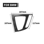 Adesivo decorativo per pannello posizione cambio in fibra di carbonio per BMW 2013-2017 Serie 3 F30 / Serie 3GT F34, Guida a destra, Gear Position Panel