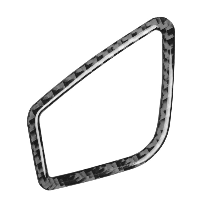 Adesivo decorativo per presa d'aria per cruscotto in fibra di carbonio per auto da 2 pezzi per BMW Serie 3 F30 2013-2018 / Serie 3GT F34 2013-2017, guida a destra, Dashboard Air Outlet