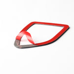 Adesivo decorativo per presa d'aria per cruscotto in fibra di carbonio per auto da 2 pezzi per BMW Serie 3 F30 2013-2018 / Serie 3GT F34 2013-2017, guida a destra, Dashboard Air Outlet