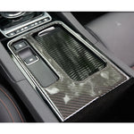 Adesivo decorativo per tazza d'acqua per auto in fibra di carbonio stile B per Jaguar F-PACE, Water Cup (B Style)