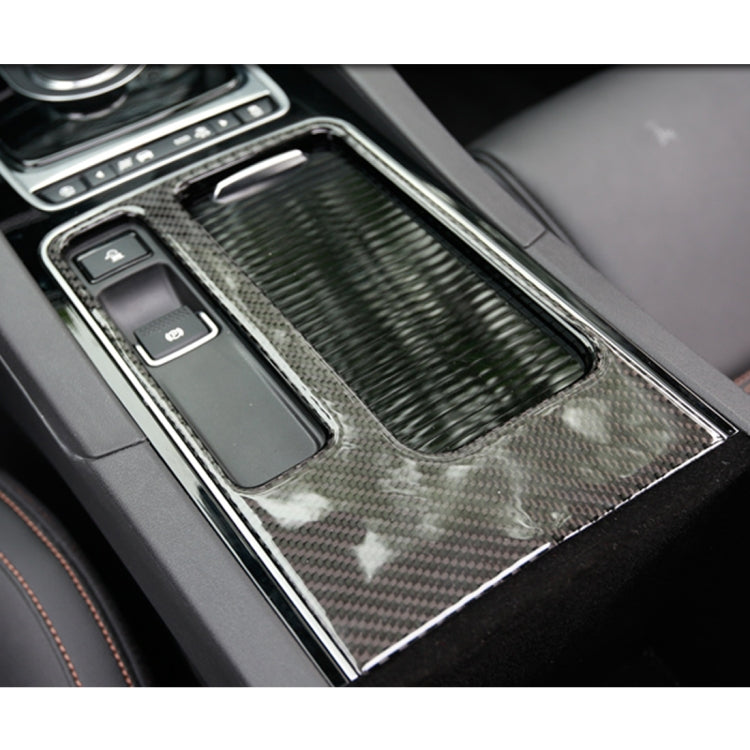 Adesivo decorativo per tazza d'acqua per auto in fibra di carbonio stile B per Jaguar F-PACE, Water Cup (B Style)