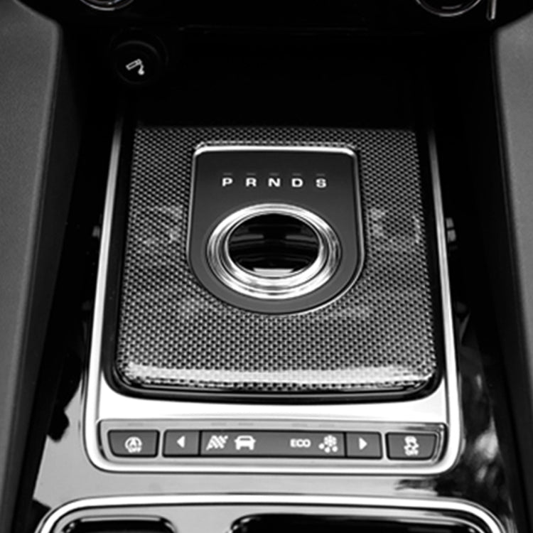 Adesivo decorativo per telaio ingranaggi auto in fibra di carbonio per Jaguar F-PACE, Gear Frame