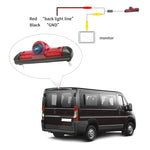 PZ460 Telecamera per luce freno HD impermeabile ad alta posizione per auto per Fiat / Citroen / Peugeot, PZ460