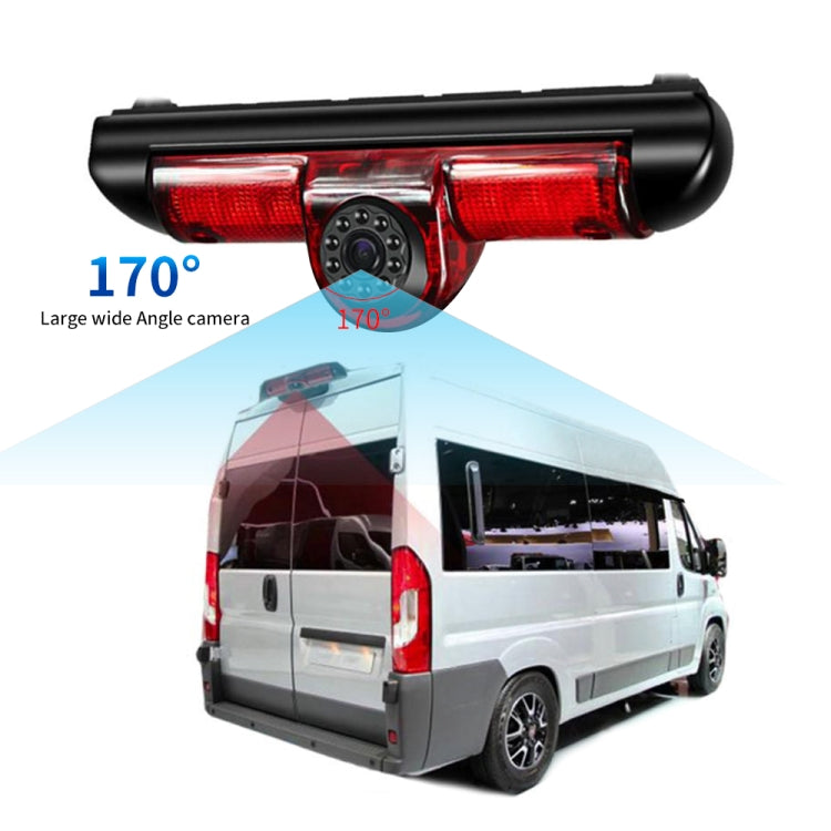 PZ460 Telecamera per luce freno HD impermeabile ad alta posizione per auto per Fiat / Citroen / Peugeot, PZ460