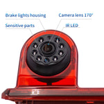 PZ463 Telecamera per auto impermeabile con visione da 170 gradi + monitor retrovisore da 7 pollici per Renault / Opel, PZ463 + 7 inch Rearview Monitor