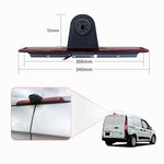 PZ461 Telecamera per luce freno posteriore impermeabile per auto in posizione alta + monitor retrovisore da 7 pollici per Mercedes Benz / Volkswagen, PZ461 + 7 inch Rearview Monitor