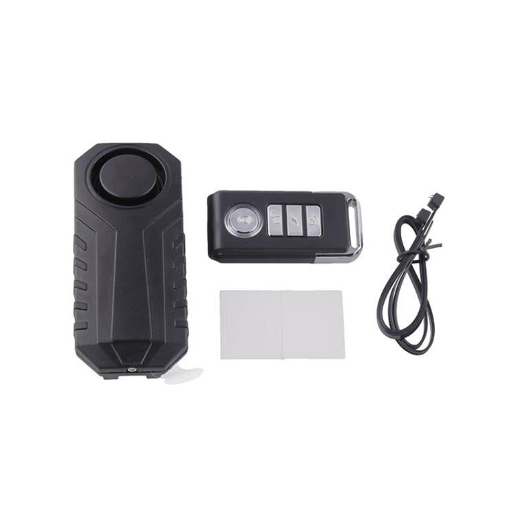 Allarme bici di sicurezza impermeabile per bicicletta con vibrazione antifurto wireless con telecomando, MB-AH024