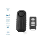Allarme bici di sicurezza impermeabile per bicicletta con vibrazione antifurto wireless con telecomando, MB-AH024
