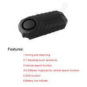 Allarme bici di sicurezza impermeabile per bicicletta con vibrazione antifurto wireless con telecomando, MB-AH024