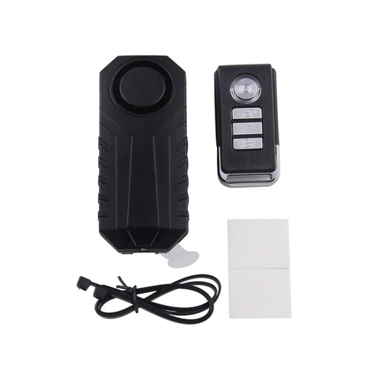 Allarme bici di sicurezza impermeabile per bicicletta con vibrazione antifurto wireless con telecomando, MB-AH024