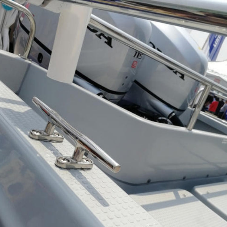 Dock per tacchette per barche con base piatta da 4 pollici in acciaio inossidabile marino con viti, A2347