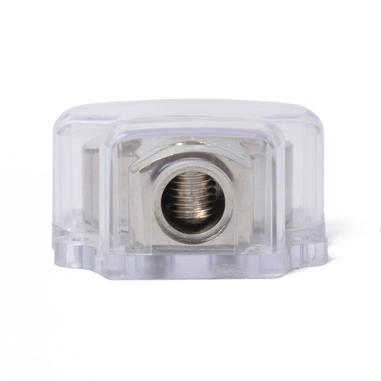 Blocco di distribuzione splitter per cavo di alimentazione/terra per amplificatore audio stereo per auto a 3 vie 4GA, 3-Way