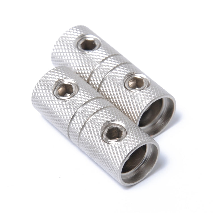 2 pezzi connettore di testa terminale accoppiatore filo 4GA AWG vite di fermo per cilindro di giunzione, 4GA AWG