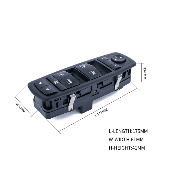 Pulsante interruttore di controllo principale del finestrino elettronico per auto 68039999AC per Dodge / Chrysler, For Dodge