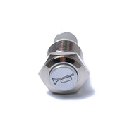 Interruttore di ripristino momentaneo Pulsante 16mm 12V per altoparlante clacson per auto e moto, Horn Speaker