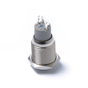 Interruttore di ripristino momentaneo Pulsante 16mm 12V per altoparlante clacson per auto e moto, Horn Speaker