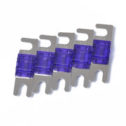 5 fusibili audio per auto AFS Mini ANL 100Amp nichelato, 100Amp