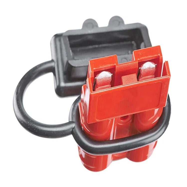 Spina connettore rapido batteria da 50 Amp + copertura antipolvere per auto roulotte, 50Amp