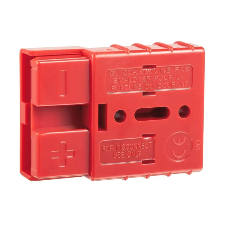 Spina connettore rapido batteria da 50 Amp + copertura antipolvere per auto roulotte, 50Amp