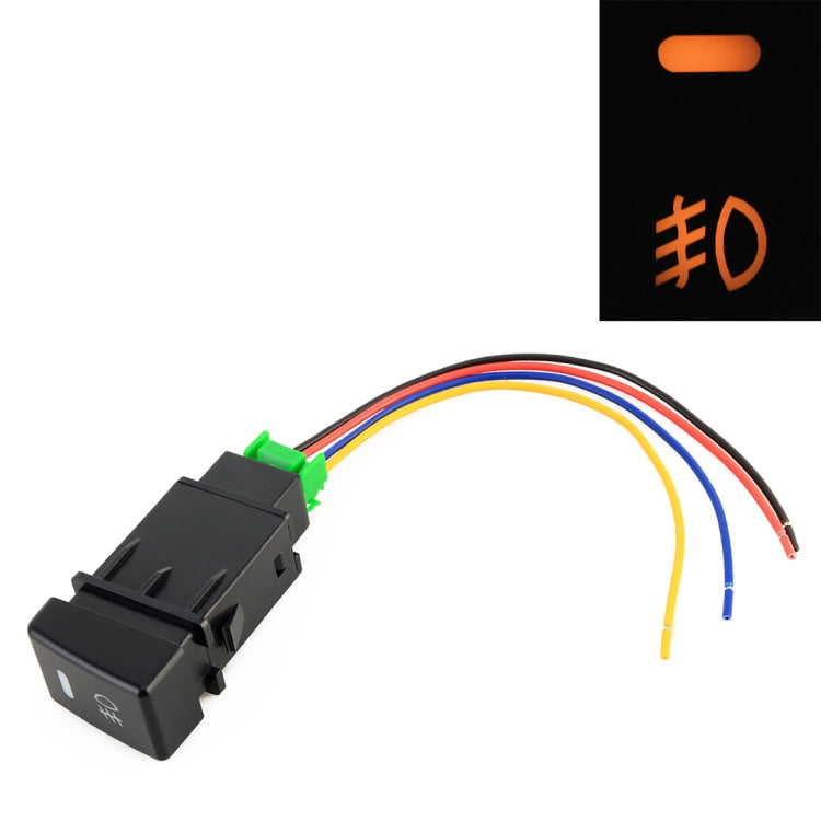 Interruttore a pulsante on-off per fendinebbia per auto per Isuzu, con cavo, For Isuzu, with Cable