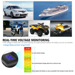 Adattatore per presa di corrente per caricabatterie USB a doppia porta super veloce universale per auto con voltmetro digitale a LED