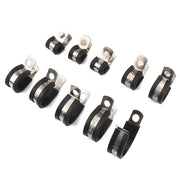 Morsetti per tubi in gomma per auto da 10 pezzi Morsetti in acciaio inossidabile, dimensioni: 5/4 pollici (32 mm), Size: 5/4 inch (32mm)