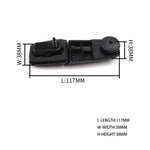 Cerniera in vetro per portellone posteriore per parabrezza per auto, 2 pezzi, YL8Z78420A68BA per Ford, YL8Z78420A68BA