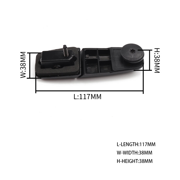 Cerniera in vetro per portellone posteriore per parabrezza per auto, 2 pezzi, YL8Z78420A68BA per Ford, YL8Z78420A68BA