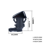 Ugello di spruzzo d'acqua a getto d'acqua per tergicristallo da 2 pezzi 68260443AA per Jeep Grand Cherokee 2005-2013, For Jeep Grand Cherokee 2005-2013