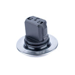 Pulsante senza chiave per avviamento motore con interruttore senza chiave 2215450514 per Mercedes-Benz W164 W205, Silver