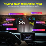 A9 Display Head Up montato su veicolo HUD OBD2 universale da 5,5 pollici, A9(Blue), A9(Yellow)
