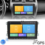 CKVW92 HD 9 pollici 2 Din Android 6.0 Lettore MP5 per auto Navigazione GPS Lettore multimediale Radio stereo Bluetooth per Volkswagen, Supporto FM e Mirror Link, Versione mappa Europa, Europe Map Version