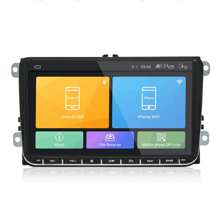CKVW92 HD 9 pollici 2 Din Android 6.0 Lettore MP5 per auto Navigazione GPS Lettore multimediale Radio stereo Bluetooth per Volkswagen, Supporto FM e Mirror Link, Versione mappa Europa, Europe Map Version