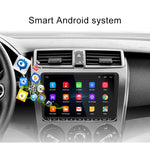 CKVW92 HD 9 pollici 2 Din Android 6.0 Lettore MP5 per auto Navigazione GPS Lettore multimediale Radio stereo Bluetooth per Volkswagen, Supporto FM e Mirror Link, Versione mappa Europa, Europe Map Version