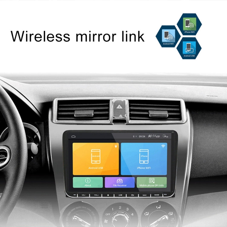 CKVW92 HD 9 pollici 2 Din Android 6.0 Lettore MP5 per auto Navigazione GPS Lettore multimediale Radio stereo Bluetooth per Volkswagen, Supporto FM e Mirror Link, Versione mappa Europa, Europe Map Version