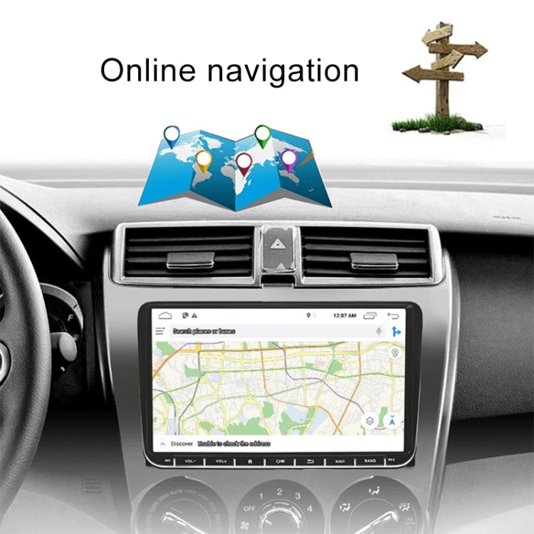 CKVW92 HD 9 pollici 2 Din Android 6.0 Lettore MP5 per auto Navigazione GPS Lettore multimediale Radio stereo Bluetooth per Volkswagen, Supporto FM e Mirror Link, Versione mappa Europa, Europe Map Version